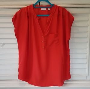 New York & Co Orange Shirt